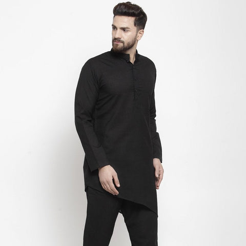 black kurta for men