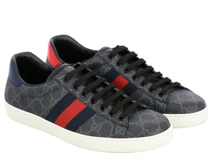 Ace Sneakers Leather With Web Bands