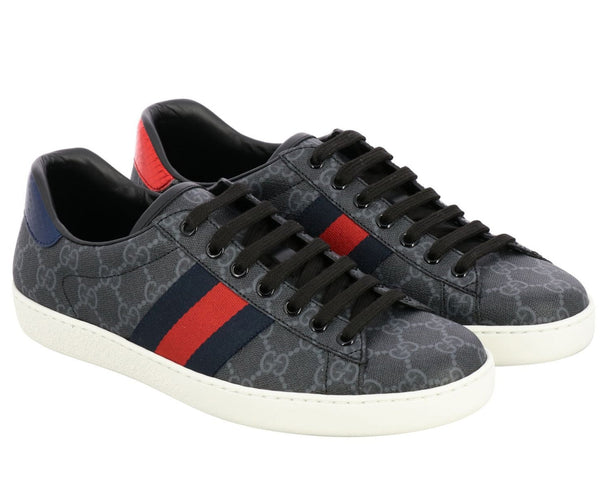 Ace Sneakers Leather With Web Bands