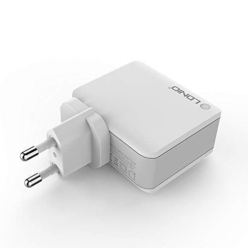 4 USB Ports Home Charge Adapter - White