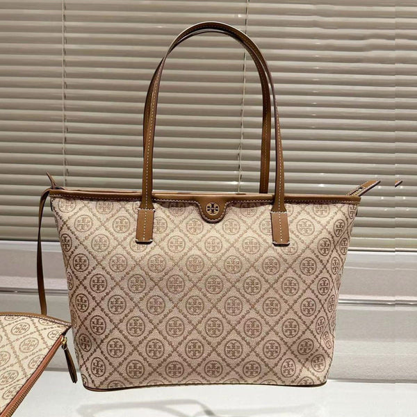 Small T Monogram Jacquard Tote bag