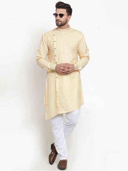 Designer Linen Kurta Pajama Set