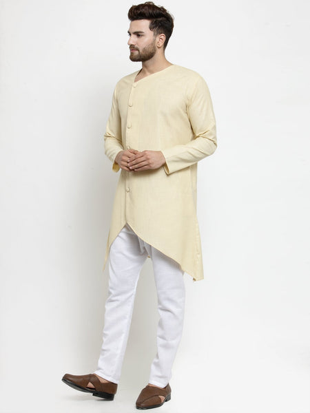 Designer Linen Kurta Pajama Set