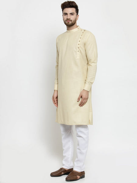 Designer Linen Kurta Pajama Set