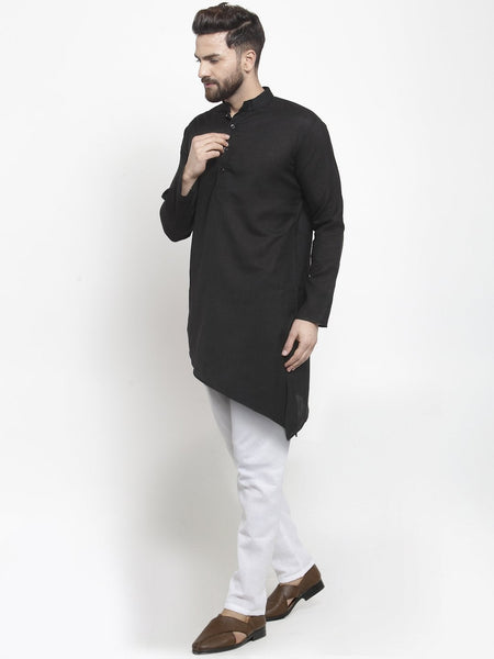 black kurta pajama