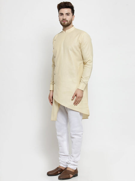 Designer Linen Kurta Pajama Set