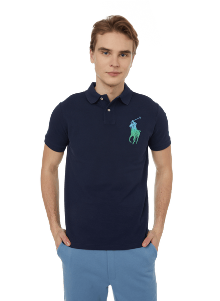 Embroidered-Logo Polo T-Shirt