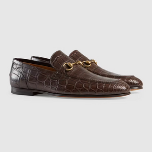 Crocodile Pattern Loafers