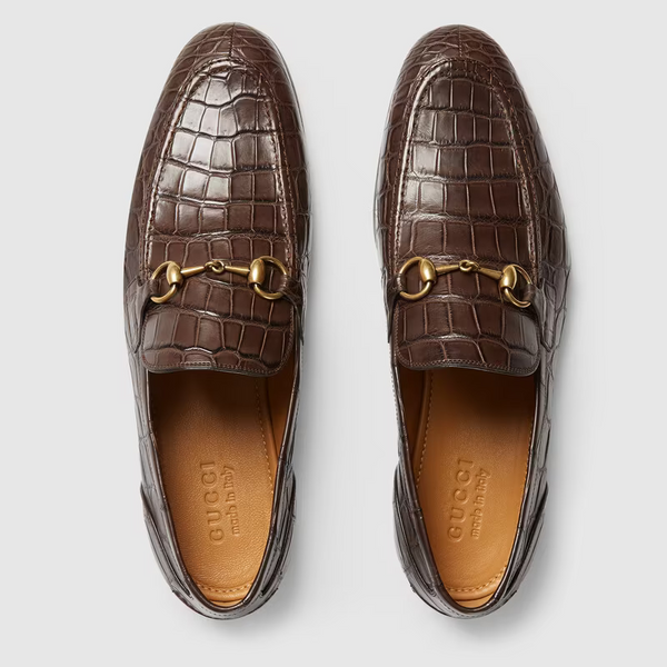 Crocodile Pattern Loafers