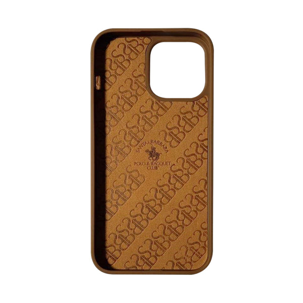 Santa Barbara Polo Jockey Brown Back Case Cover for Apple iPhone 11, 12, 13 & 14 Series