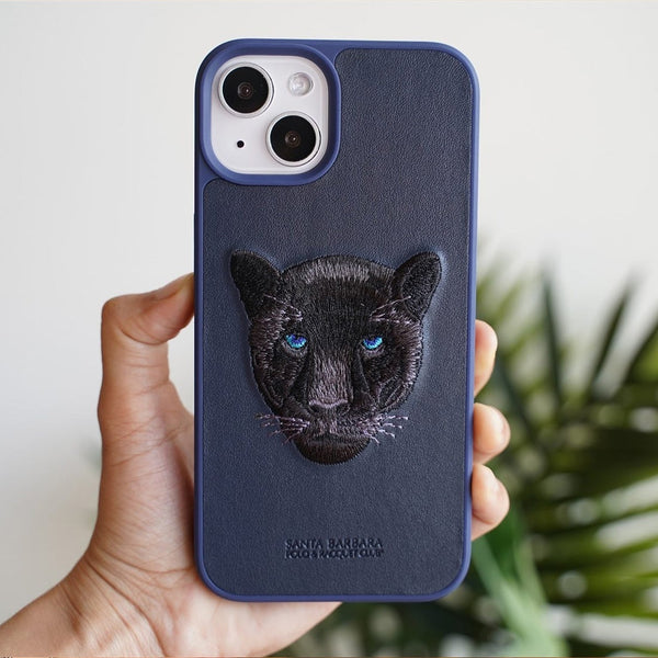 Santa Barbara Panther Back Case Cover for Apple iPhone 11, 12, 13 & 14 Series