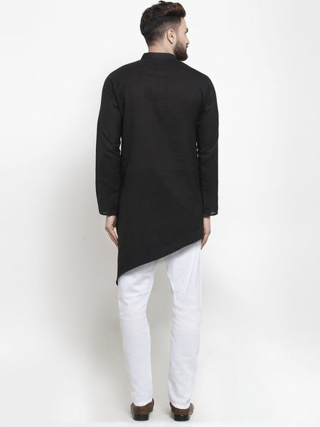 black kurta pajama