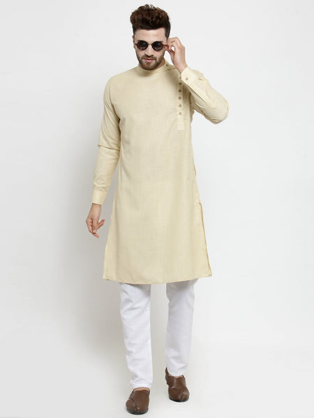 Designer Linen Kurta Pajama Set