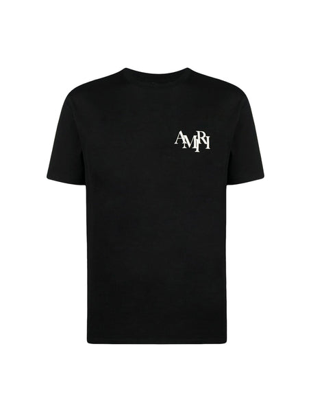 Men's Staggered Logo Drop Shoulder T-Shirt