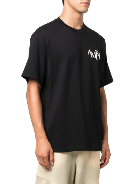 Men's Staggered Logo Drop Shoulder T-Shirt