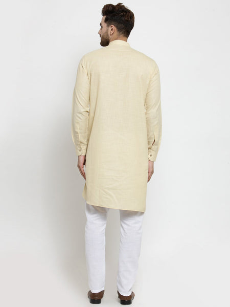 Designer Linen Kurta Pajama Set