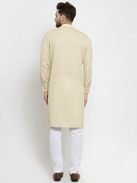 Designer Linen Kurta Pajama Set