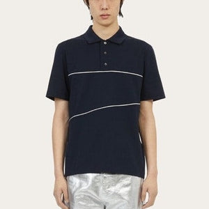 Polo Shirt With Contrasting Piping