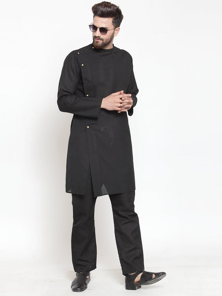 Designer Linen Kurta Pajama Set