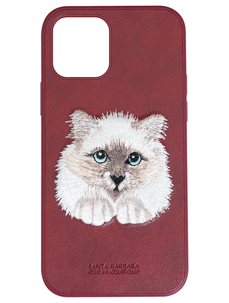 Santa Barbara Cat Back Case Cover for Apple iPhone 11, 12, 13 & 14 Series