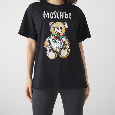 Drawn Teddy Bear Organic Jersey T-shirt