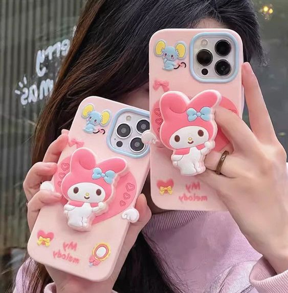 3D Cute Cartoon Silicone Back Case for iPhone 13,14,15 Series