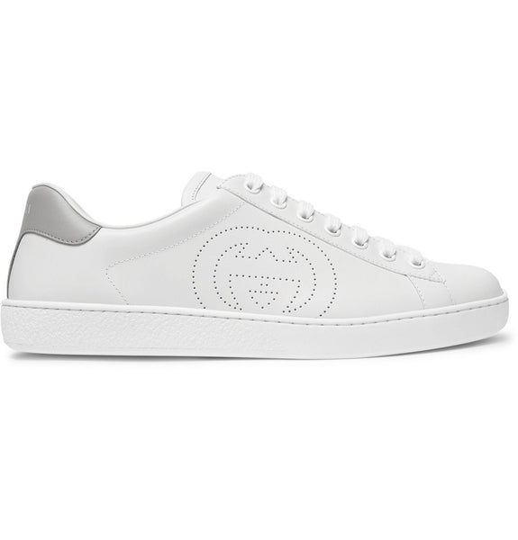 Ace Perforated Leather Sneakers