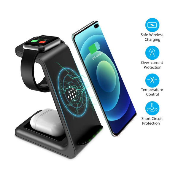 3 in 1 Fast Wireless Charging Dock