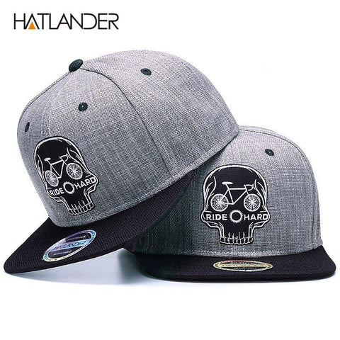 Original Baseball cap men snapback cap brand embroidery SKULL cool hip hop cap sports hats