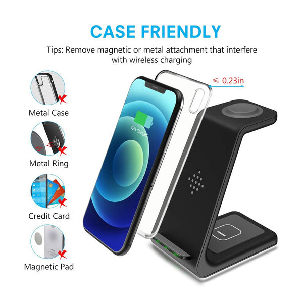 3 in 1 Fast Wireless Charging Dock