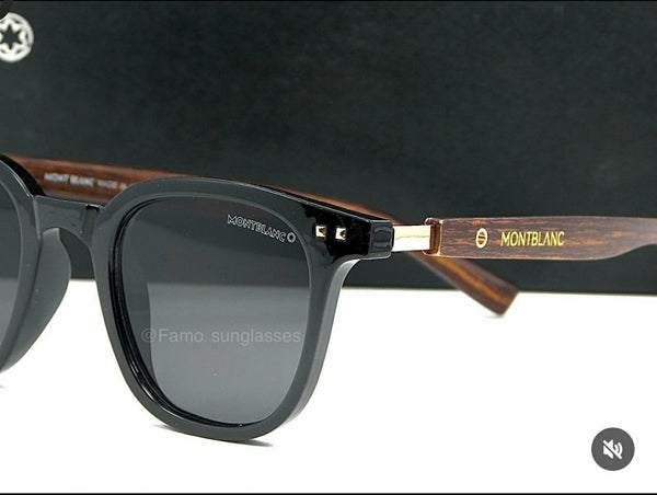 Wooden Stick Sunglass For Men