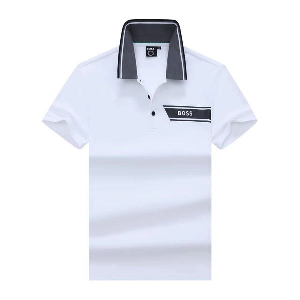 Premium Embossed Logo Polo T-shirt