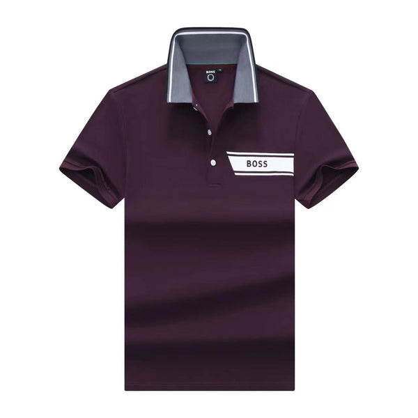 Premium Embossed Logo Polo T-shirt