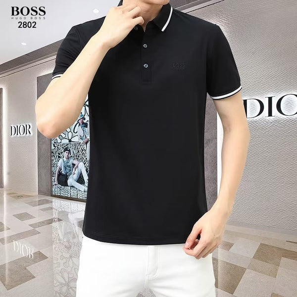 Luxury Trendy Polo Collar  Shirt With Branded Embroidery Logo