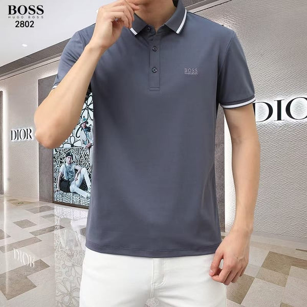 Luxury Trendy Polo Collar  Shirt With Branded Embroidery Logo