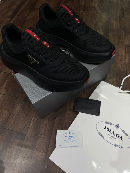 Luxury Black Training Branded Quality Sneakers