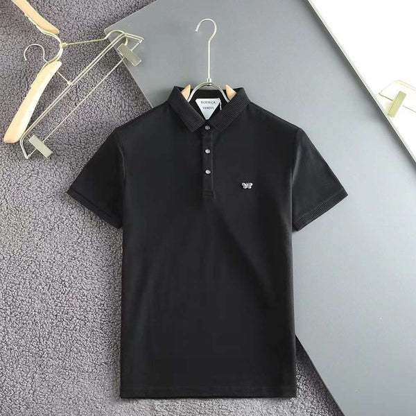 High-Class Initial Logo Embroidered Polo Shirt