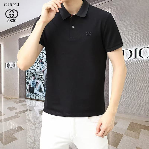 Premium GG Embroidered Logo Polo Tee