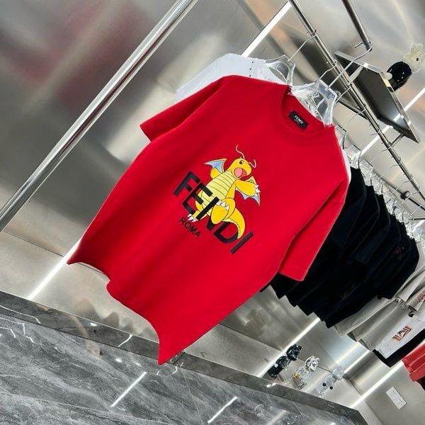 Luxury FRGMT Pokemon Drop Shoulder T-shirt