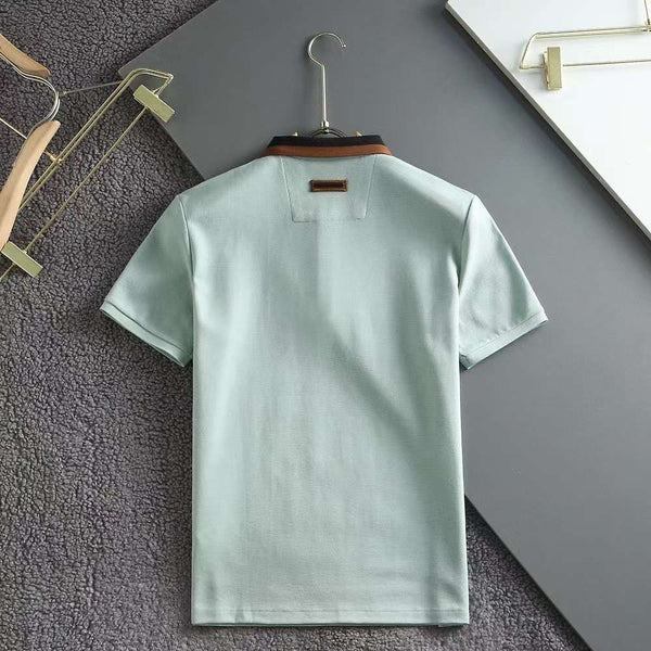 Elegant and  Stylish  Logo Embroidered Regular Fit  T-shirt