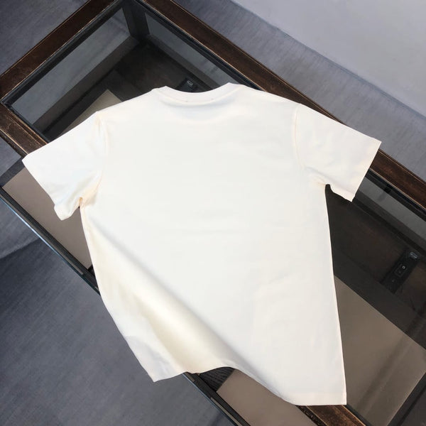 Premium Record Logo Print Drop Shoulder Tee