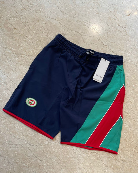 Luxury Embroidered  Logo Shorts