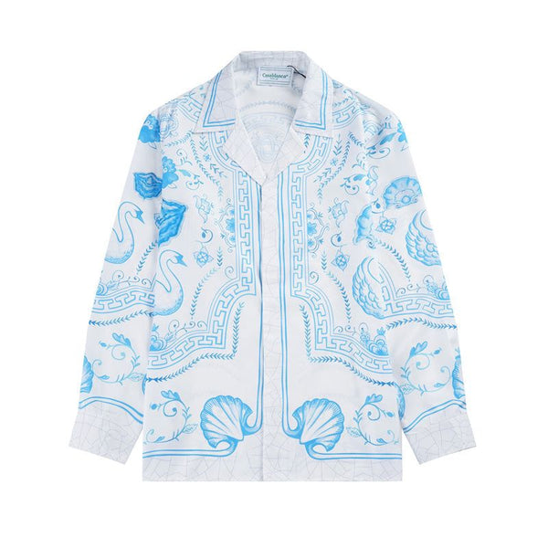 Premium Graphic-Print Full Sleeve  shirt