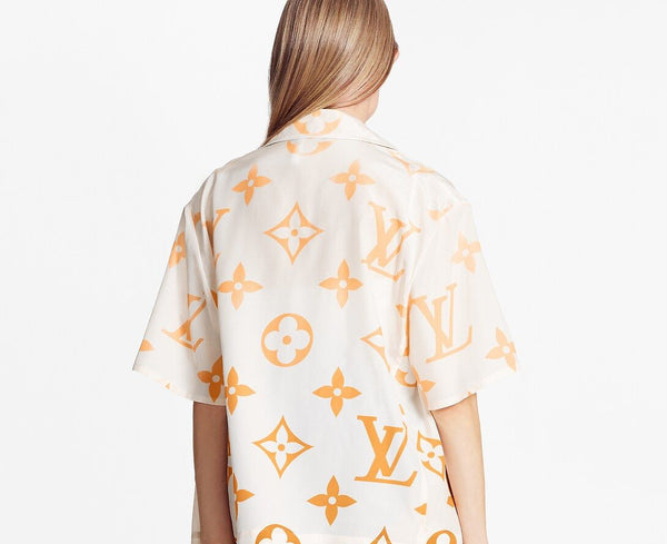 Monogram Ombre Half Sleeve Shirt Fr Women