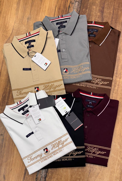 Luxurious Thread  New Embroidered Polo Shirts