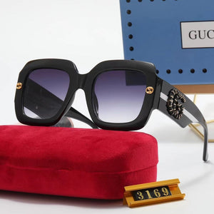 Luxury Initial Logo Oversized Sunglass For Women