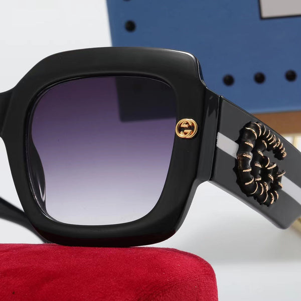 Luxury Initial Logo Oversized Sunglass For Women