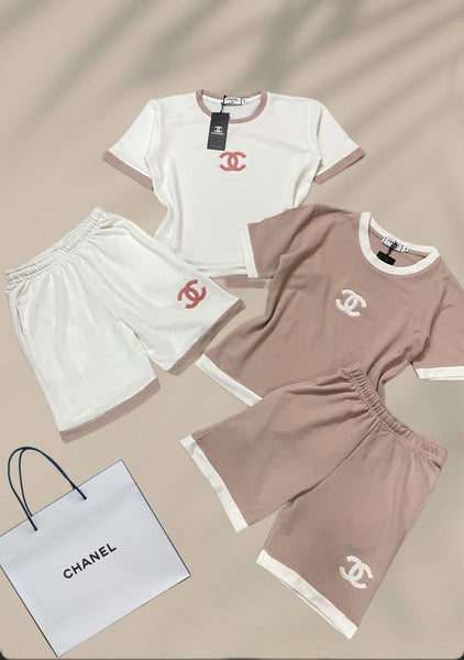 Fashionable Ladies Combo Short T-shirt Set