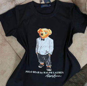 Big Fit Tuxedo Bear Tee for Women