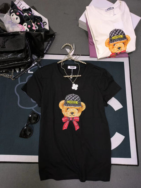 High End Quality Teddy Printed Ladies Tees